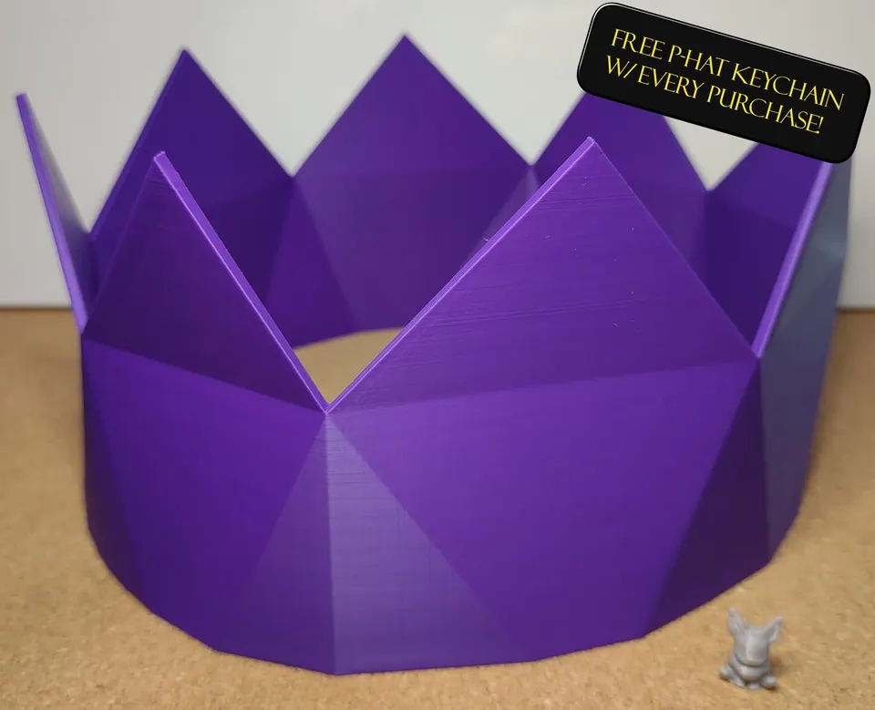 Purple party hat